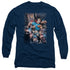 SUPERMAN/ACTION COMICS #1 - L/S ADULT 18/1 - NAVY
