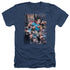 SUPERMAN/ACTION COMICS #1 - ADULT HEATHER - NAVY