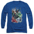 JLA/JUSTICE LEAGUE #1 - L/S ADULT 18/1 - ROYAL BLUE
