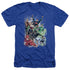 JLA/JUSTICE LEAGUE #1 - ADULT HEATHER - ROYAL BLUE