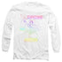 DC SUPERHERO GIRLS/FIGHTING FOR JUSTICE - L/S ADULT 18/1 - WHITE