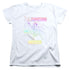 DC SUPERHERO GIRLS/FIGHTING FOR JUSTICE - S/S WOMENS TEE - WHITE