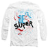 DC SUPERHERO GIRLS/BE SUPER - L/S ADULT 18/1 - WHITE