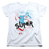DC SUPERHERO GIRLS/BE SUPER - S/S WOMENS TEE - WHITE