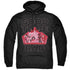 DC SUPERHERO GIRLS/GOOD TO BE BAD - ADULT PULLOVER HOODIE - BLACK