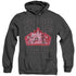DC SUPERHERO GIRLS/GOOD TO BE BAD - ADULT HEATHER HOODIE - BLACK