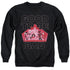 DC SUPERHERO GIRLS/GOOD TO BE BAD - ADULT CREWNECK SWEATSHIRT - BLACK