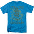 DC SUPERHERO GIRLS/LISTENING - S/S ADULT 18/1 - TURQUOISE
