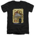 DARK CRYSTAL/POSTER - S/S ADULT V-NECK 30/1 - BLACK