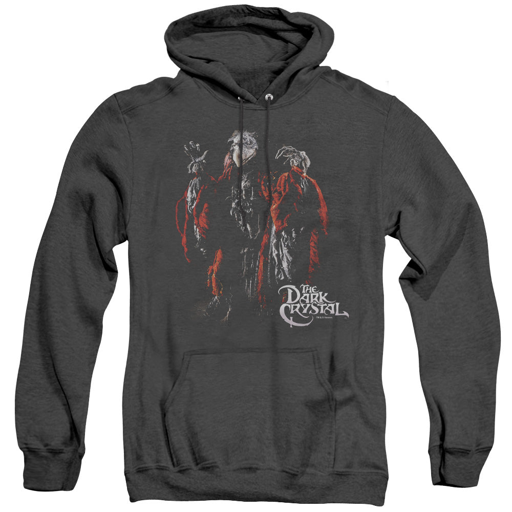 DARK CRYSTAL/SKEKSIS - ADULT HEATHER HOODIE - BLACK