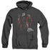 DARK CRYSTAL/SKEKSIS - ADULT HEATHER HOODIE - BLACK