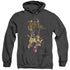 DARK CRYSTAL/CRYSTAL QUEST - ADULT HEATHER HOODIE - BLACK