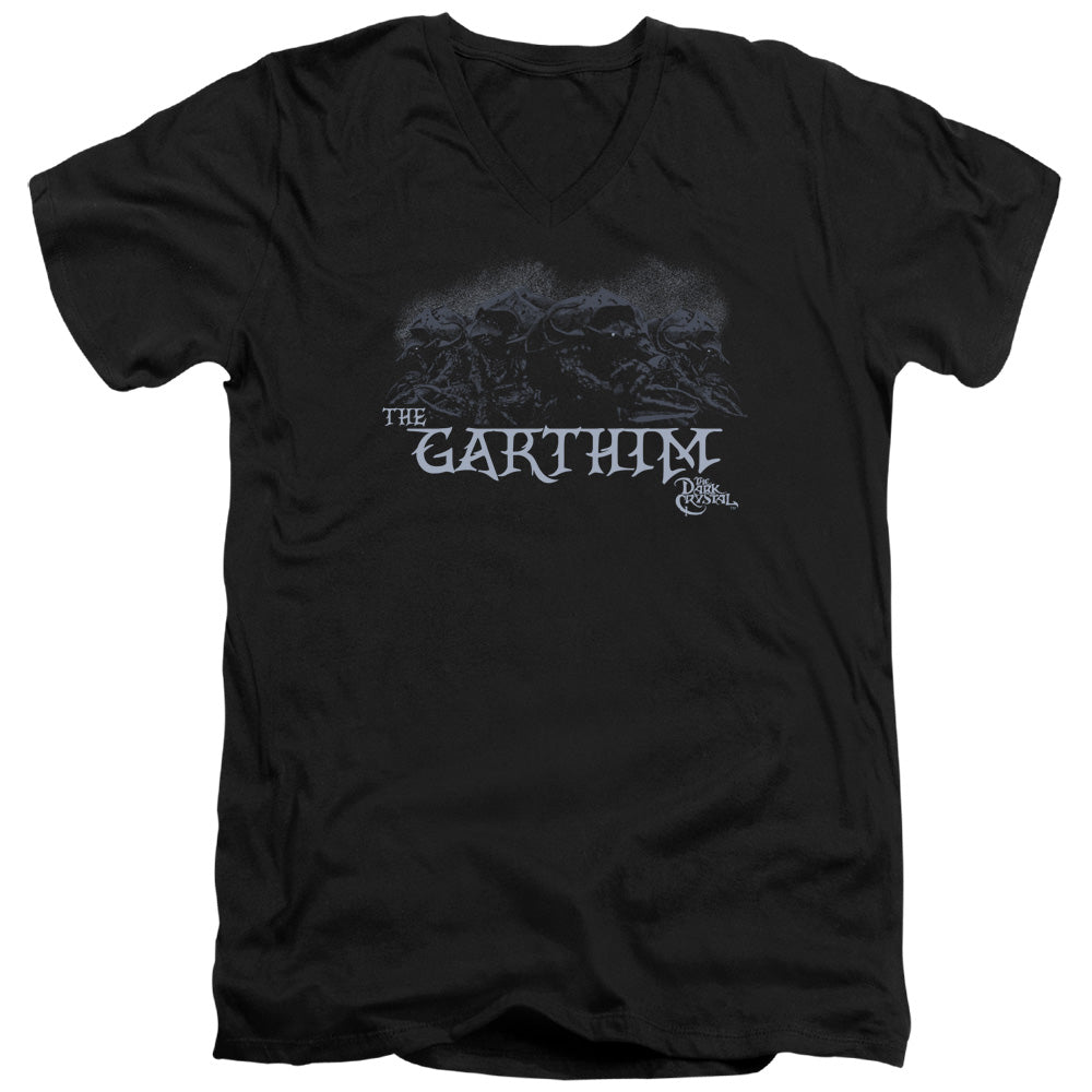 DARK CRYSTAL/THE GARTHIM - S/S ADULT V-NECK 30/1 - BLACK