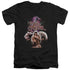 DARK CRYSTAL/THE GOOD GUYS - S/S ADULT V-NECK 30/1 - BLACK