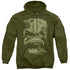 DARK CRYSTAL/AUGHRA - ADULT PULLOVER HOODIE - MILITARY GREEN