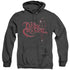 DARK CRYSTAL/BRIGHT LOGO - ADULT HEATHER HOODIE - BLACK