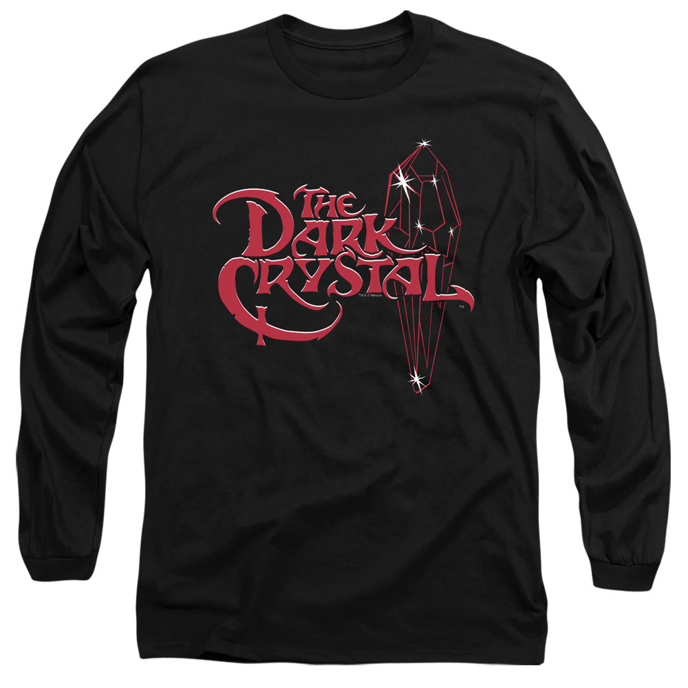 DARK CRYSTAL/BRIGHT LOGO - L/S ADULT 18/1 - BLACK
