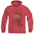 DARK CRYSTAL/POSTER LINES - ADULT HEATHER HOODIE - RED