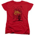 DARK CRYSTAL/POSTER LINES - S/S WOMENS TEE - RED