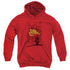 DARK CRYSTAL/POSTER LINES - YOUTH PULLOVER HOODIE - RED