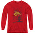 DARK CRYSTAL/POSTER LINES - YOUTH LONG SLEEVE TEE - RED