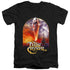 DARK CRYSTAL/CRYSTAL POSTER - S/S ADULT V-NECK 30/1 - BLACK