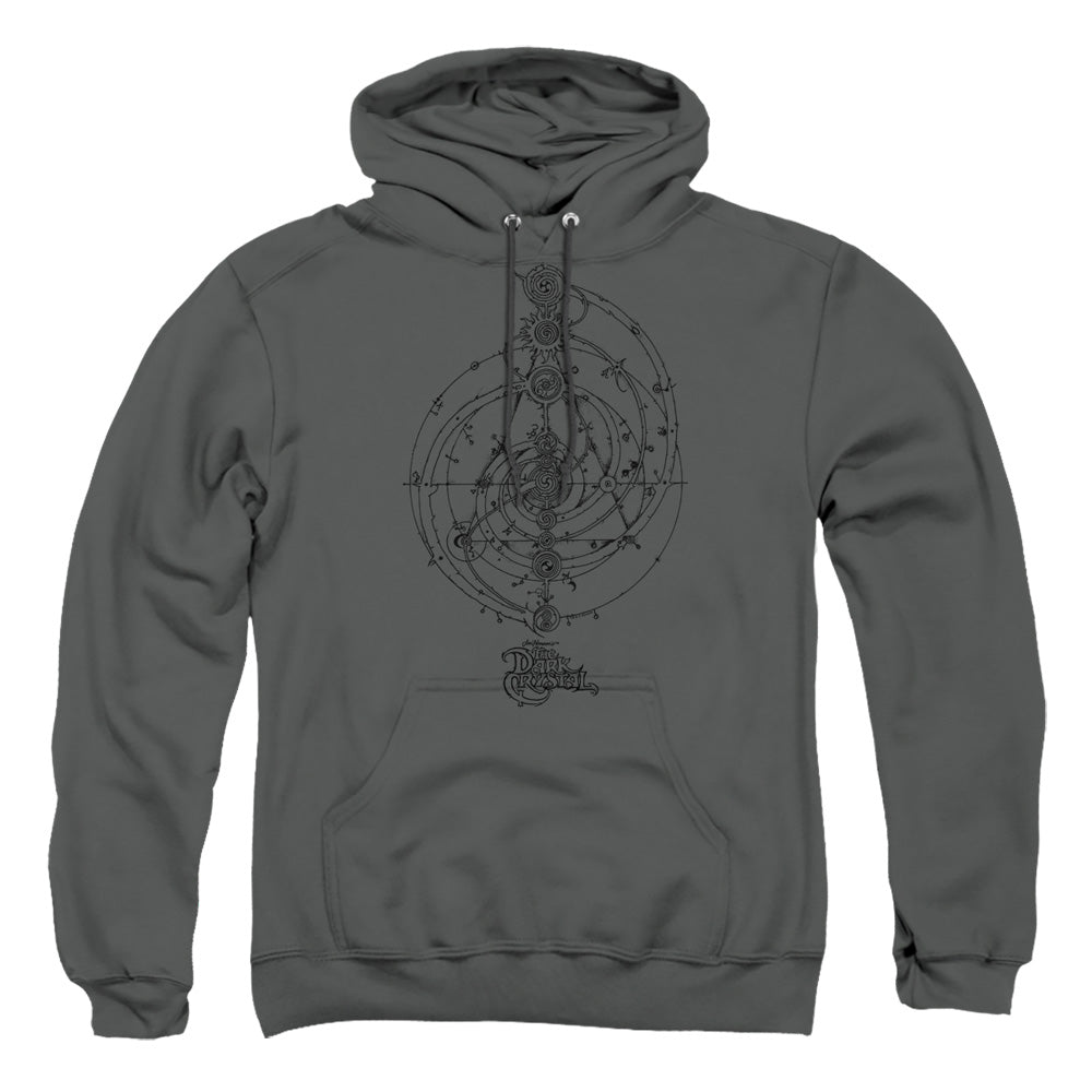 DARK CRYSTAL/DREAM SPIRAL - ADULT PULLOVER HOODIE - CHARCOAL
