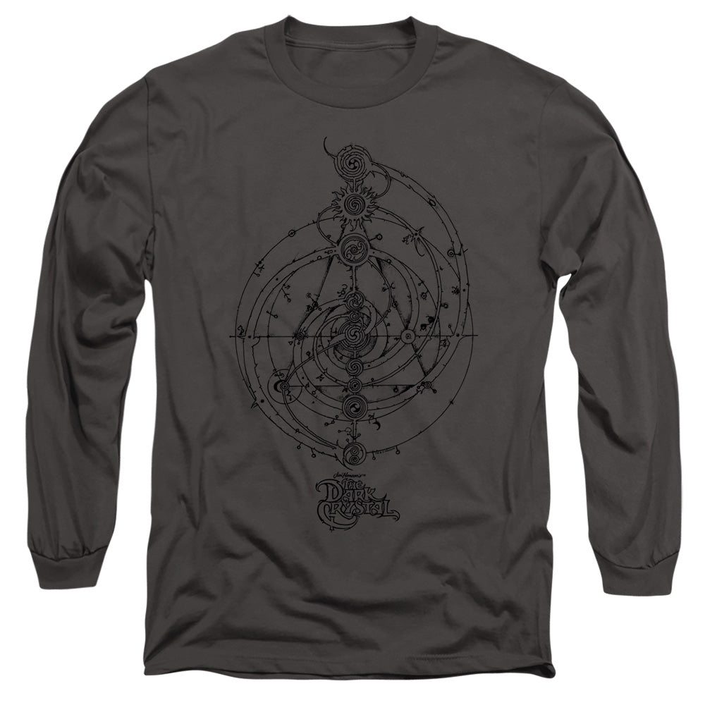 DARK CRYSTAL/DREAM SPIRAL - L/S ADULT 18/1 - CHARCOAL