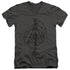 DARK CRYSTAL/DREAM SPIRAL - S/S ADULT V-NECK 30/1 - CHARCOAL