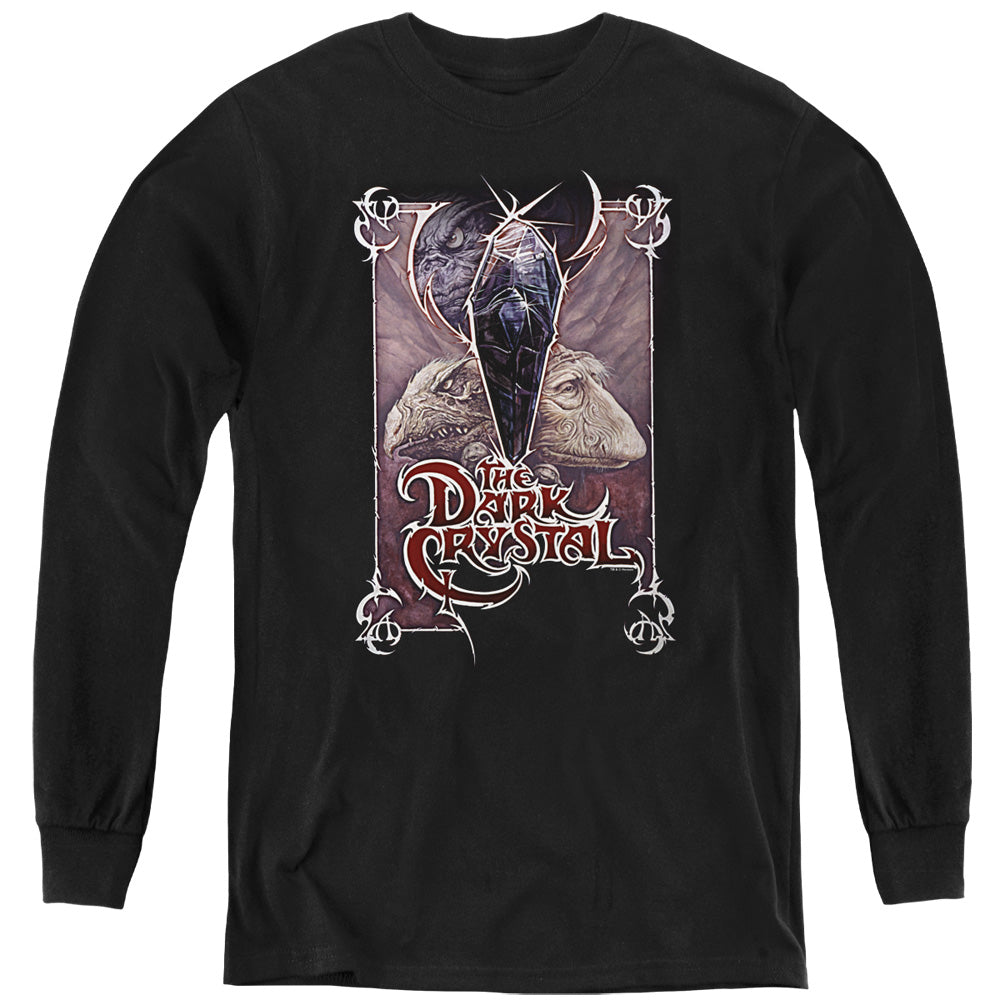 DARK CRYSTAL/WICKED POSTER - YOUTH LONG SLEEVE TEE - BLACK
