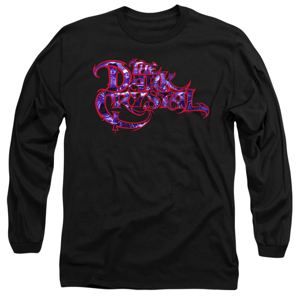 DARK CRYSTAL/COLLAGE LOGO - L/S ADULT 18/1 - BLACK