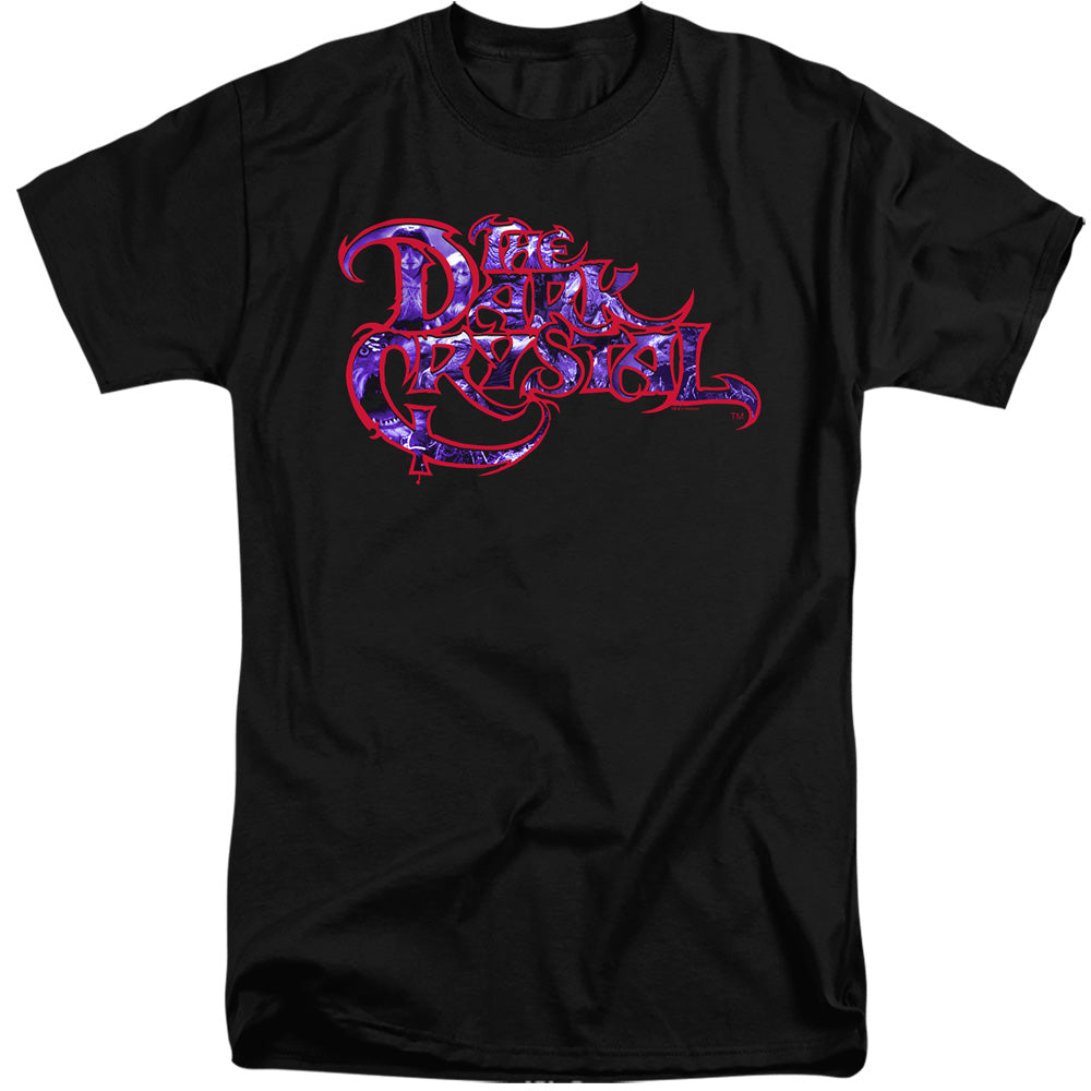 DARK CRYSTAL/COLLAGE LOGO - S/S ADULT TALL 18/1 - BLACK