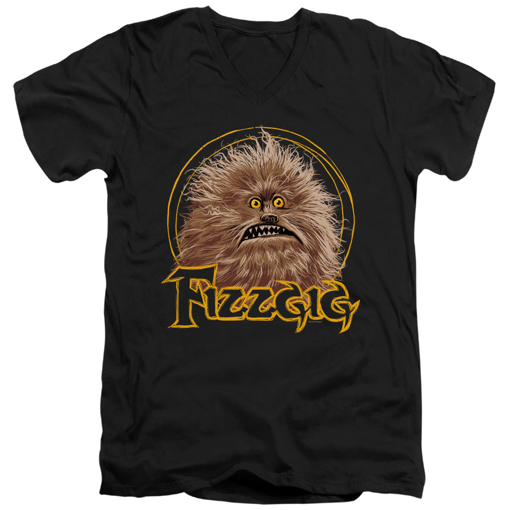 DARK CRYSTAL/FIZZGIG - S/S ADULT V-NECK 30/1 - BLACK
