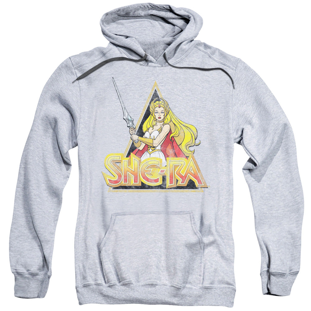 SHE RA/ROUGH RA - ADULT PULLOVER HOODIE - ATHLETIC HEATHER