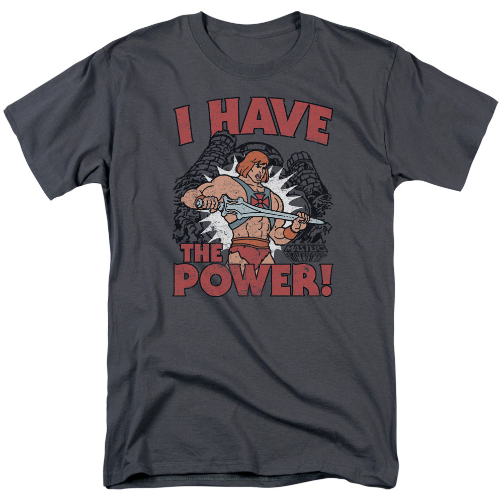 MASTERS OF THE UNIVERSE/I HAVE THE POWER - S/S ADULT 18/1  -  CHARCOAL