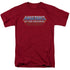 MASTERS OF THE UNIVERSE/LOGO - S/S ADULT 18/1 - CARDINAL