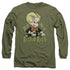RICHIE RICH/RICH LOGO -  L/S ADULT 18/1  - MILITARY GREEN