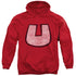 UNDERDOG/U CREST - ADULT PULLOVER HOODIE - RED