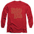 RICHIE RICH/STACKED -  L/S ADULT 18/1  - RED