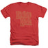 RICHIE RICH/STACKED - ADULT HEATHER - RED
