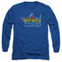 VOLTRON/LOGO -  L/S ADULT 18/1  - ROYAL BLUE