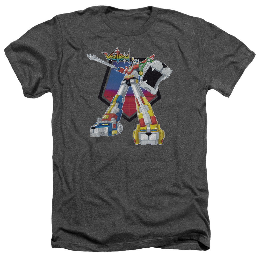 VOLTRON/BLAZING SWORD - ADULT HEATHER - CHARCOAL