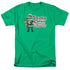 SANTA CLAUS IS COMIN TO TOWN/SANTA LOGO - S/S ADULT 18/1  -  KELLY GREEN