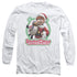 SANTA CLAUS IS COMIN TO TOWN/PENGUIN -  L/S ADULT 18/1  - WHITE