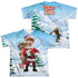 SANTA CLAUS IS COMIN TO TOWN/HELPERS (FRONT/BACK PRINT) - S/S YOUTH POLY CREW - MULTI