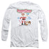 SANTA CLAUS IS COMIN TO TOWN/ANIMAL FRIENDS -  L/S ADULT 18/1  - WHITE