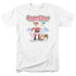 SANTA CLAUS IS COMIN TO TOWN/ANIMAL FRIENDS - S/S ADULT 18/1  -  WHITE