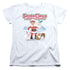 SANTA CLAUS IS COMIN TO TOWN/ANIMAL FRIENDS - S/S WOMENS TEE - WHITE