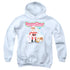 SANTA CLAUS IS COMIN TO TOWN/ANIMAL FRIENDS - YOUTH PULLOVER HOODIE - WHITE
