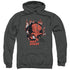 HOT STUFF/SINGE - ADULT PULLOVER HOODIE - CHARCOAL